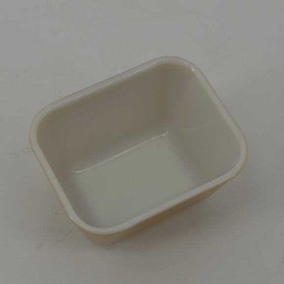 Vintage PYREX Refrigerator Dish 501 B Fridgie Sandlewood - Picture 7 of 13